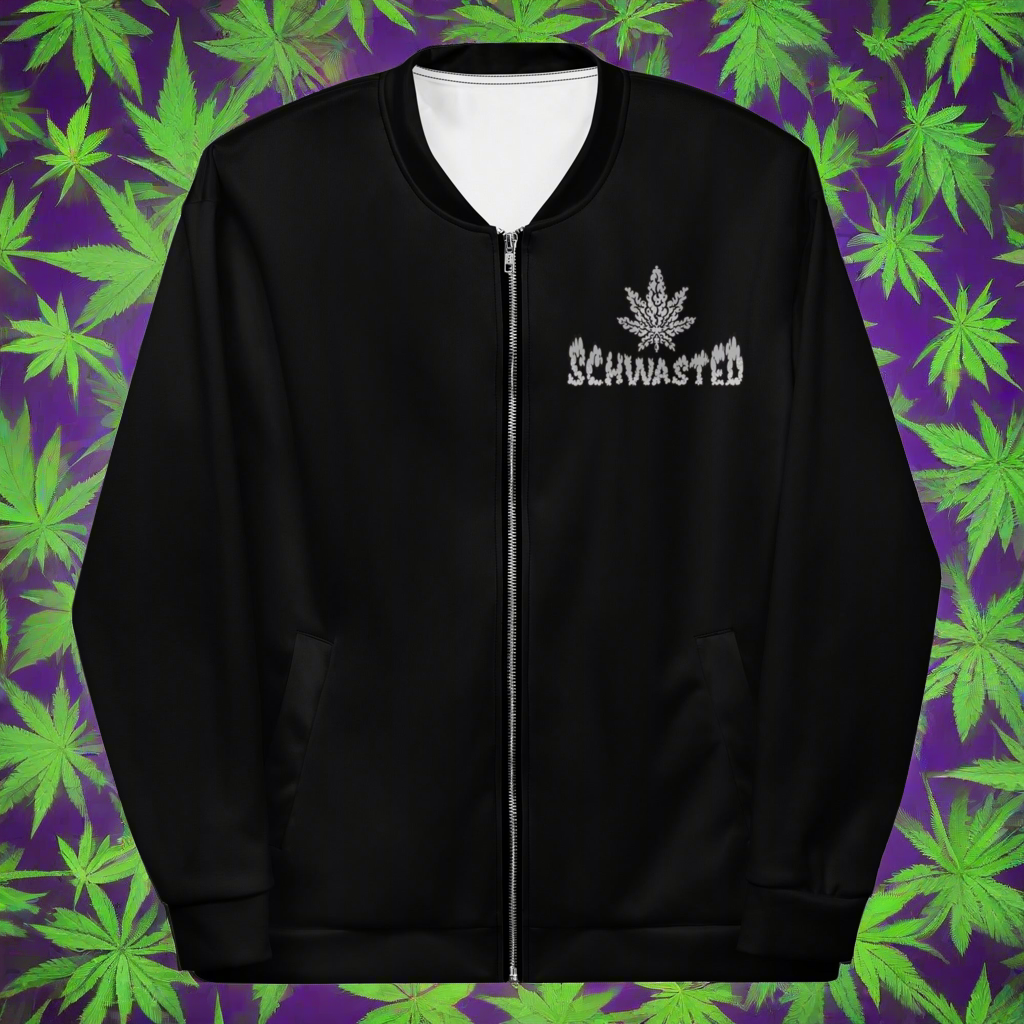 Schwasted Cannabis Tour Bomber Jacket