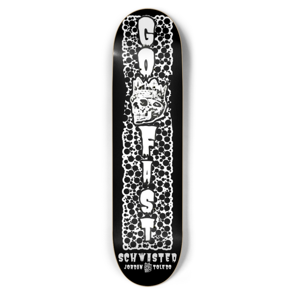 GO fast Jordan Toledo Skateboard Deck