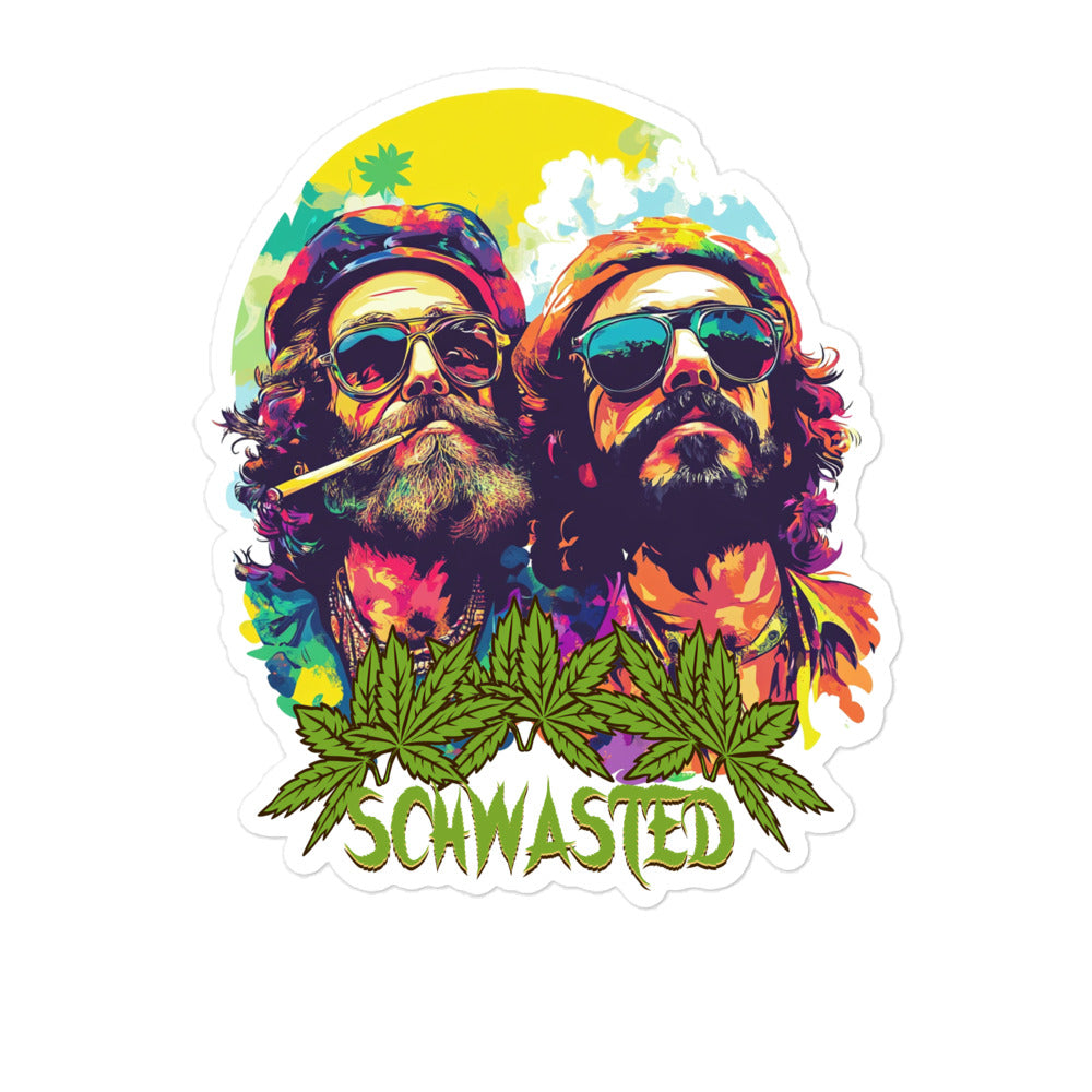 SchWasted Bubble-free stickers