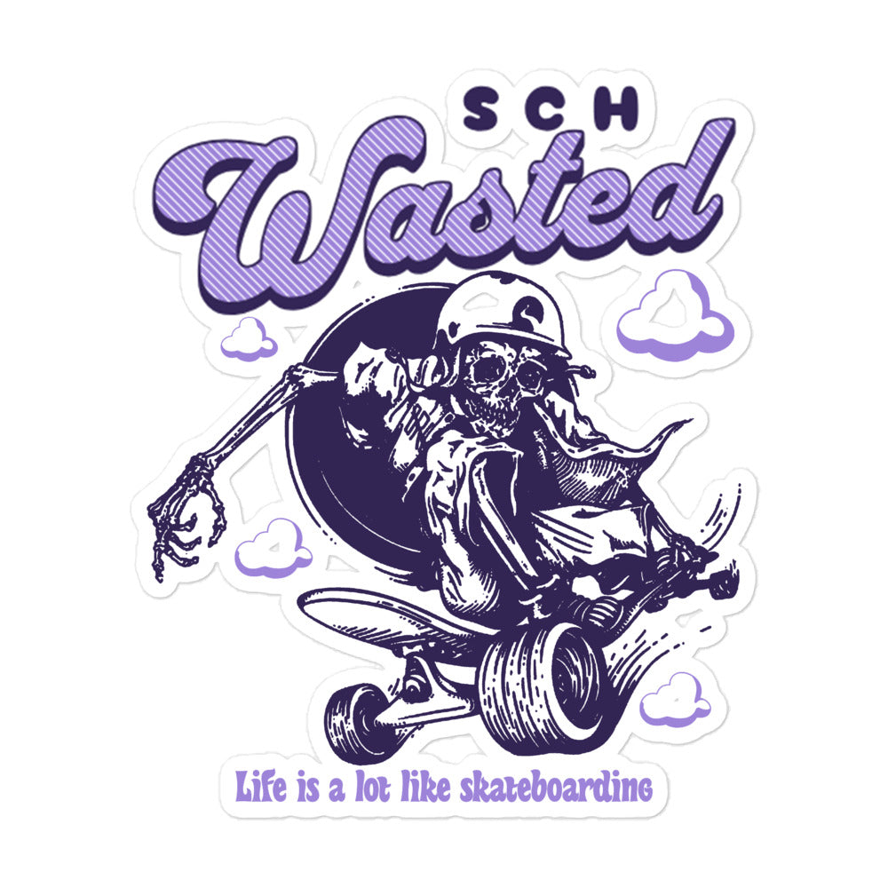 SchWasted Bubble-free stickers