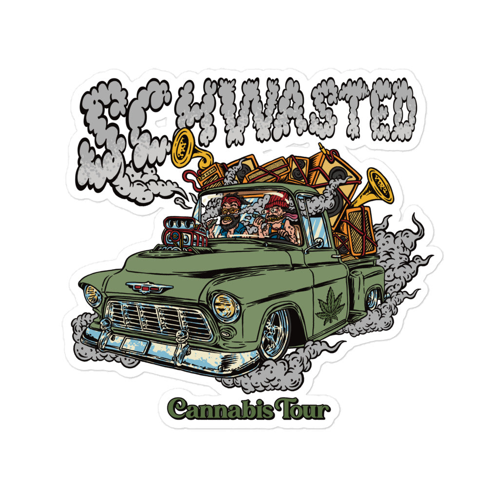 SchWasted Bubble-free stickers