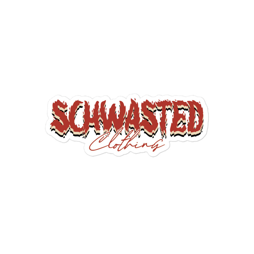 SchWasted Bubble-free stickers