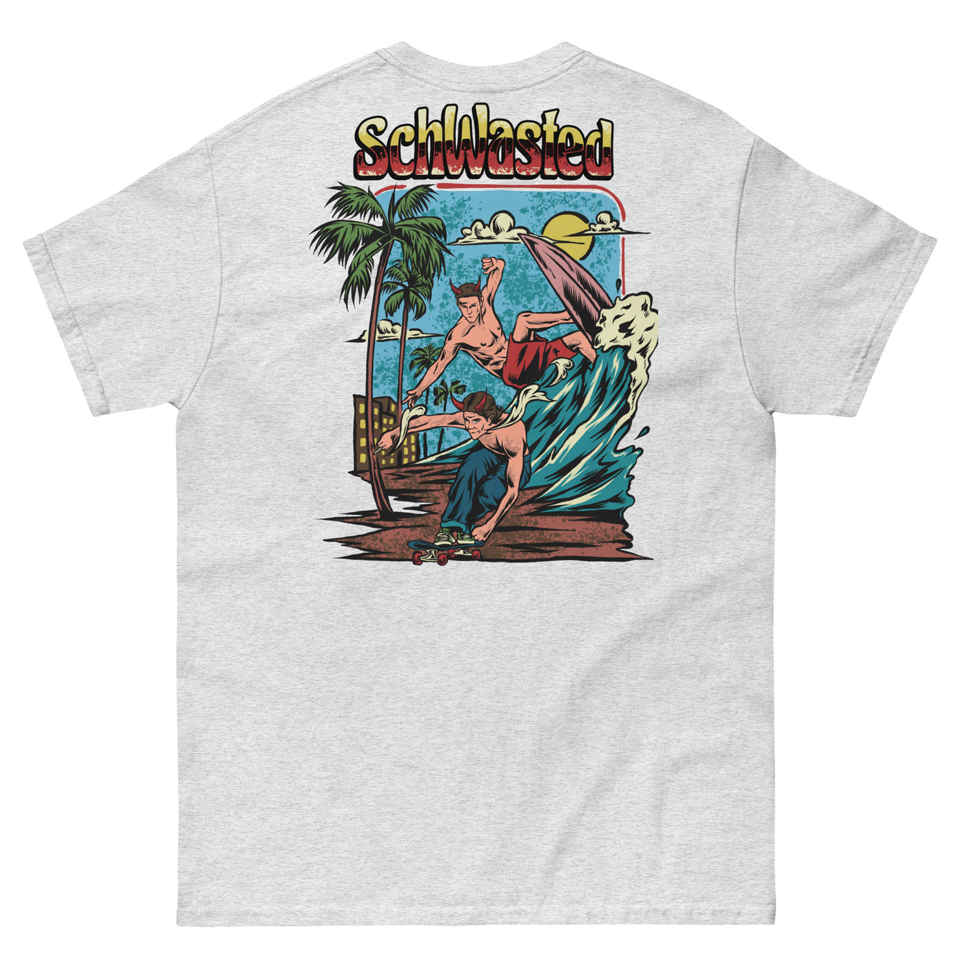 SchWasted Skate & Surf Tee