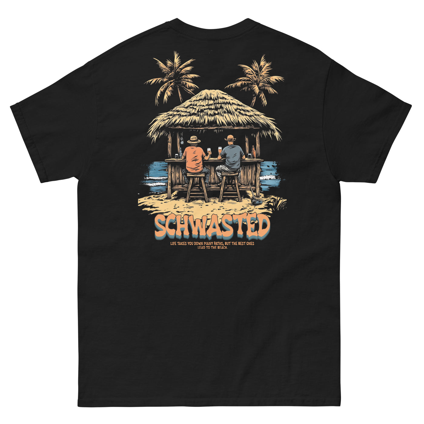 SchWasted Beach Life Is The Best Tee