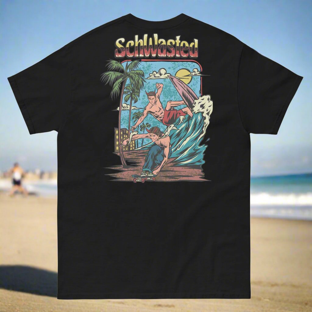 SchWasted Skate & Surf Tee