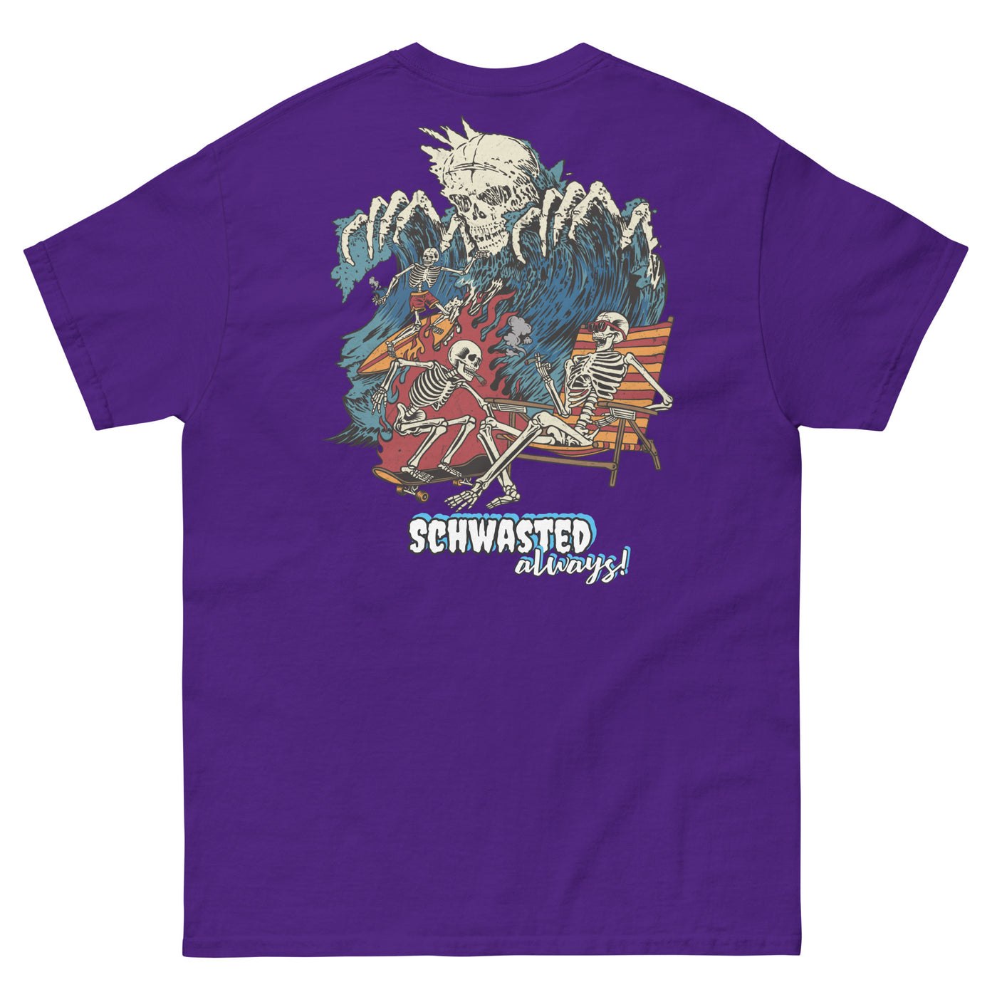 SchWasted Bones Surf Tee