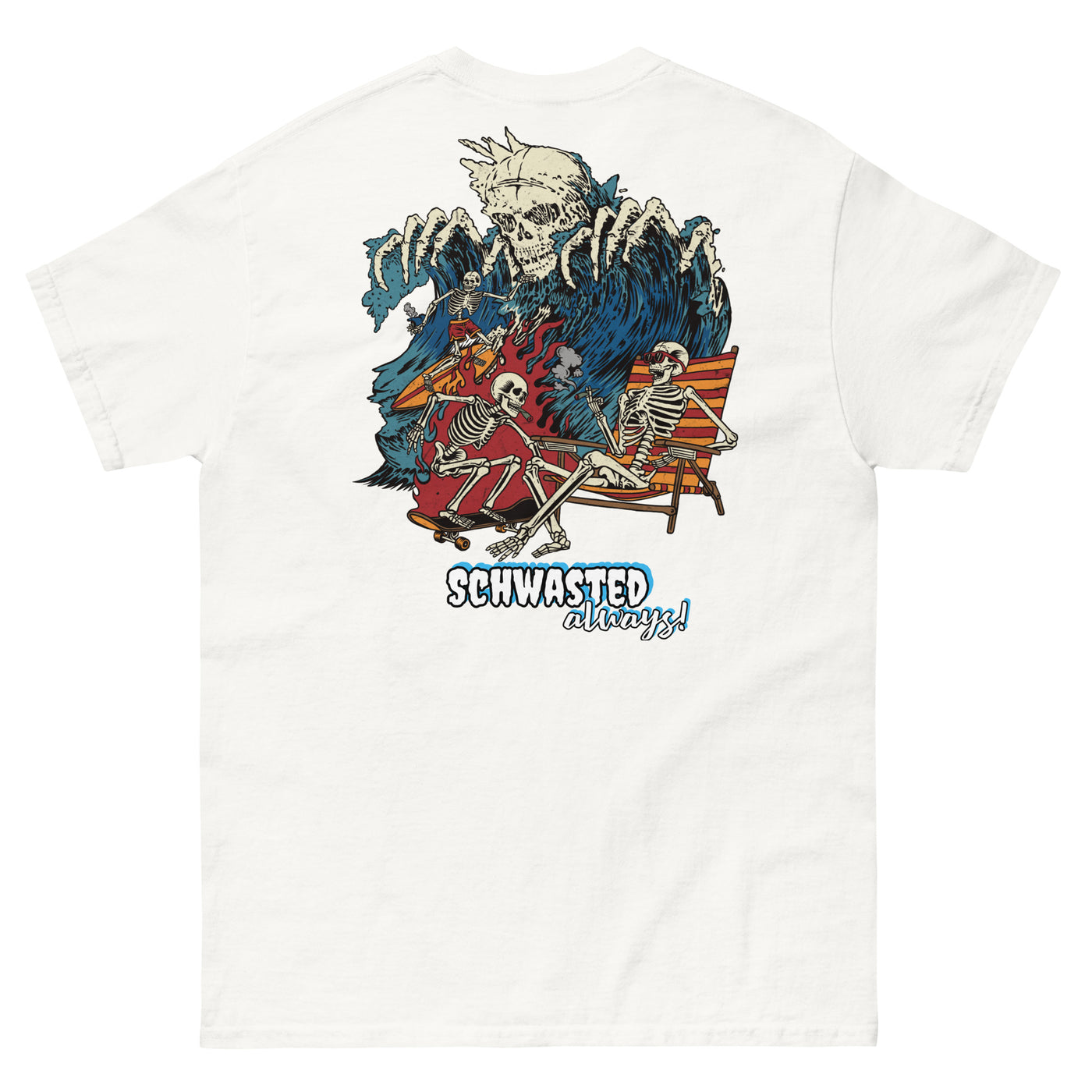 SchWasted Bones Surf Tee