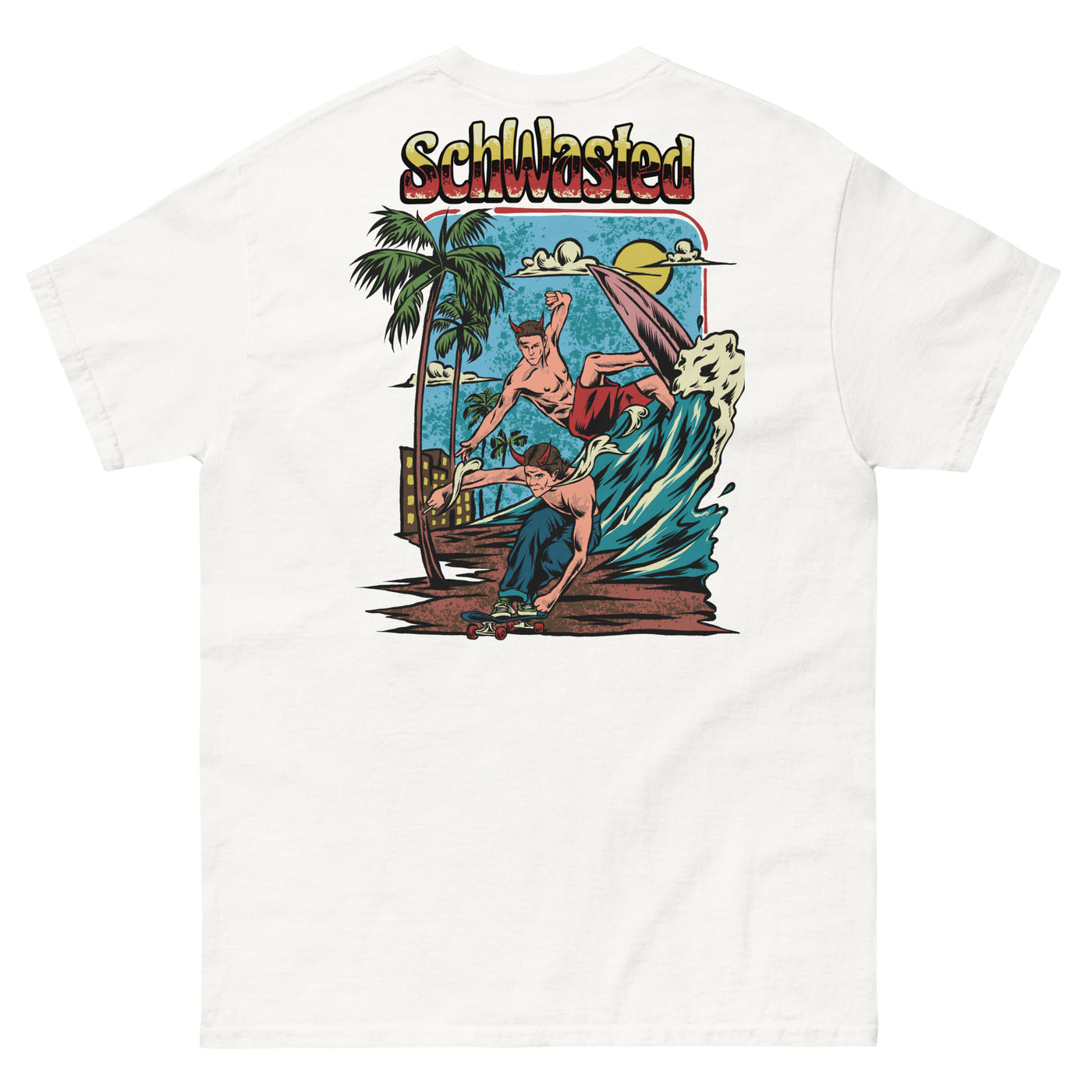 SchWasted Skate & Surf Tee