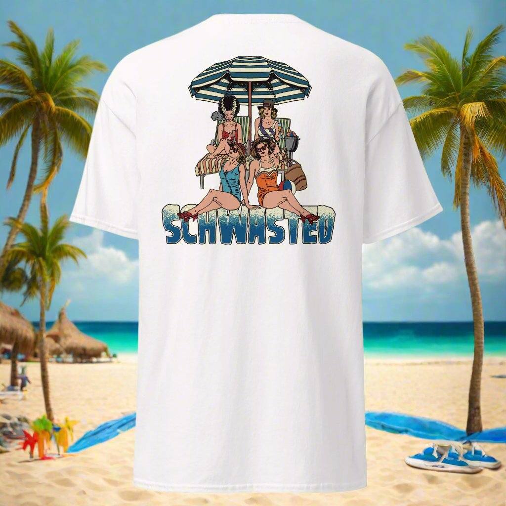 Schwasted Ladies Day At The Beach Tee